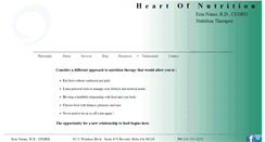 Desktop Screenshot of heartofnutrition.com